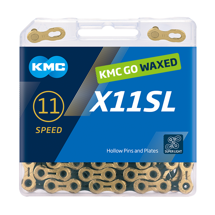 KMC X11SL Waxed Chain (Super light)- KMC